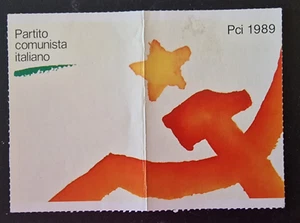 Tessera politica Partito Comunista Italiano PCI 1989 - Imagen 1 de 2