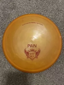 Rare Solid Orange Swirl Gold Line Pain 178g Latitude 64° Disc Golf 8.5/10 - Picture 1 of 2