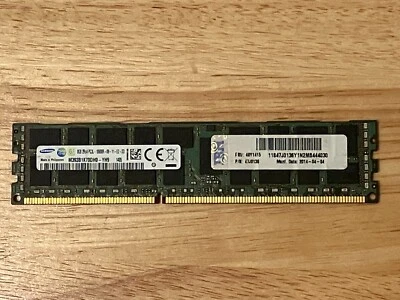 Gently Used Samsung/IBM 8GB, PC3L-10600R-09-11-E2-D3 Dimm - Image 1 of 4