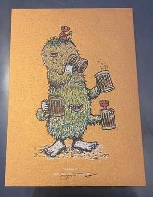 Marq Spusta Morris sobre papel cobre 5x7 como nuevo Foto 1 de 3