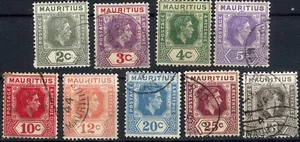 Mauritius 1938 King George gebraucht (SC# 211-219) - Bild 1 von 1