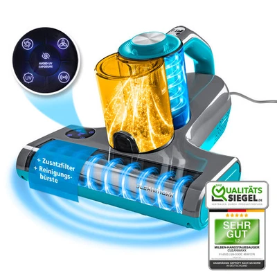 CLEANmaxx Aspirateur Mite Aspirateur Matelas Nettoyeur UV-Lumière 15 kPa - Bild 1 von 4