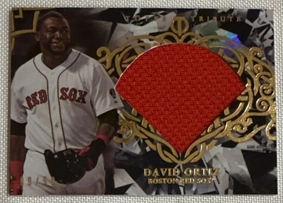 Reliquia Jumbo David ORTIZ🔥2015 Topps Tribute Corte Diamante #DC-DO 9/50 Medias Rojas💥 Foto 1 de 2