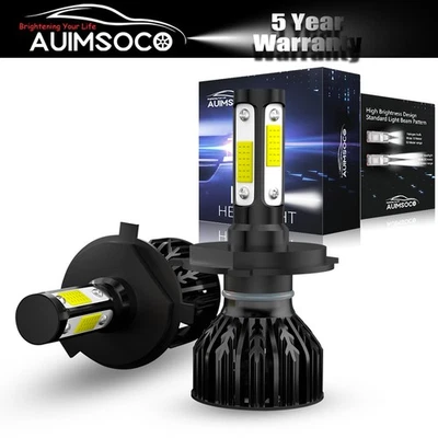 LED Headlight Bulbs Hi/Lo Beam 72000LM White For Chevrolet LCF 4500XD 2017-2020 - Image 1 of 4