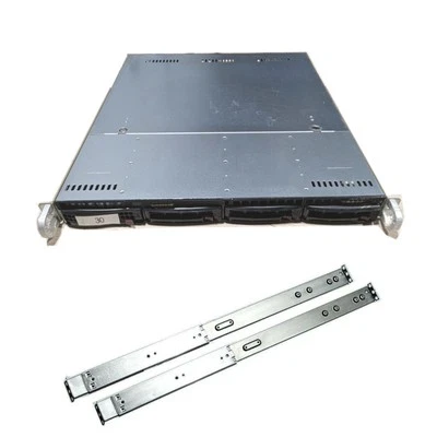 Supermicro SC813M X7SBL 1U Server Intel Core 2 Duo E7500 @2.93GHz 2GB RAM 2TB... - Image 1 of 3