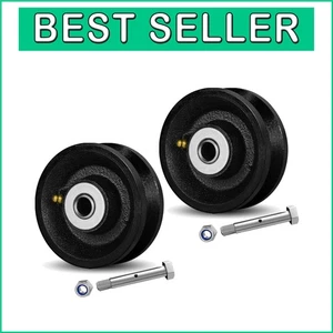 Selbstreinigende V-Nut Gusseisenräder - 1200 Pfund Kapazität für Schiebetore - Bild 1 von 10