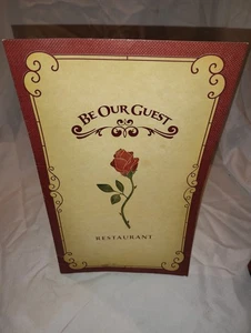 Original Walt Disney World Be Our Guest Restaurant Menu Beauty And The Beast - Picture 1 of 14