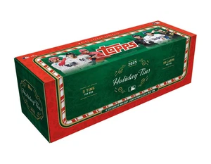 2025 TOPPS HOLIDAY HOBBY 3-TIN BOX (177 Cards) MLB Baseball Brand New Presale - Picture 1 of 1
