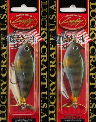 (ЛОТ ИЗ 2) ПРИМАНКАLUCK CRAFT KELLY J PROP 1/2 УНЦИИ KJ-148 GHOST BABY BLUE GILL E3342 - Изображение 1 из 3