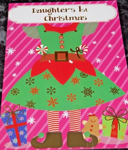Biglietto di Natale della Figlia 1° Natale. (CF20) - Foto 1 di 2