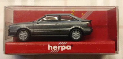 AUDI COUPE' - DARK METAL - plastic model - 1/87 H0 - Herpa art.031080 - Immagine 1 di 2