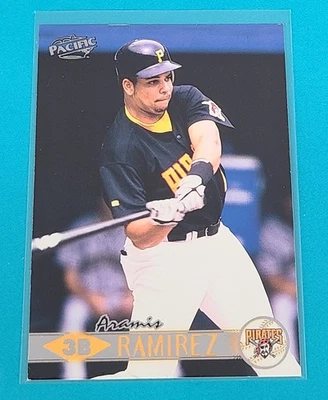 Tarjeta de béisbol 1999 Pacific #344 Aramis Ramírez Pittsburgh Pirates J6 Foto 1 de 2