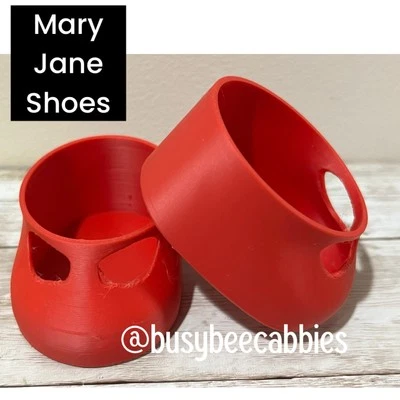 RED MARY JANE T-STRAP Replacement Shoes For 16” Cabbage Patch Kids Doll Shoe