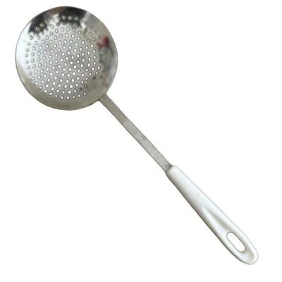 Chef Craft Select Sturdy Skimmer, 13.75” Stainless Steel White Cooking Utensils - Image 1 of 4