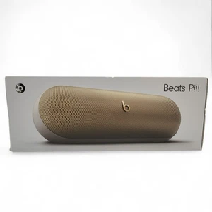 Beats Pill Wireless Portable Bluetooth Speaker Champagne Gold Water Resistant - Picture 1 of 9