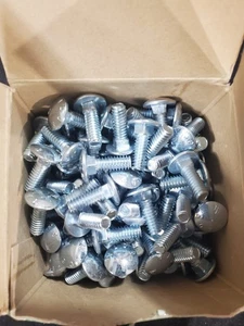 Pernos de Carro de Acero Inoxidable Cabeza Redonda Cantidad 100 Nuevos en Caja Abierta 1/4" X 3/4" - Imagen 1 de 3