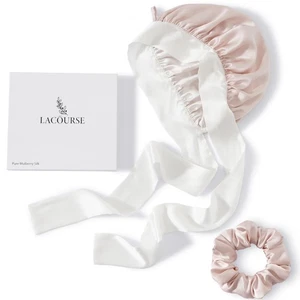 Non-Slip 100% Mulberry Silk Bonnet for Sleeping Women - Double Layer Silk Hai... - Picture 1 of 7