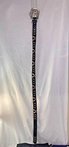 Womens Rhinestone Belt Bling Studded Western Cowboy 42" Length Used p32 - Picture 1 of 17