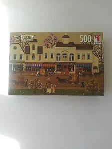 Encore Americana Downtown 500 Piece Puzzle Factory Sealed 10x18 old west Vintage - Picture 1 of 3