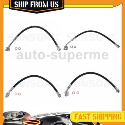 Manguera de freno delantera trasera 4x para Saturn Outlook 2007-2010 Foto 1 de 4