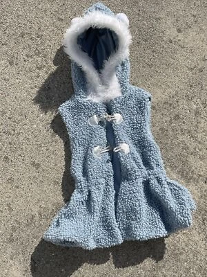 Little Lass Fleece Lamb Coat With Teddy Bear Cat Ears Jacket Size 4T ❤️blt10m4 - Image 1 of 4