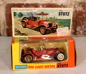 Original Druckguss Metall antik rot 1914 Stutz Oldtimer, WT-234 - Neu - Bild 1 von 7