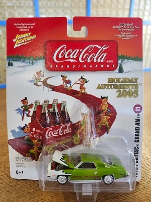 2005 Johnny Lightning Coca Cola Holiday Ornaments 1973 Pontiac Grand Am - Image 1 of 3