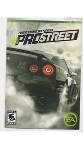 Need For Speed Pro Street Xbox 360 MANUAL ONLY NO TRACKING Authentic - Picture 1 of 1