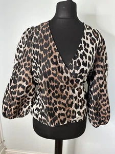 Limited Leo Jacquard Payton Tie Back blouse Size 14 UK 42 EU - Picture 1 of 7
