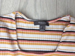 Women Cute Striped Mini Dress Ladies Summer Holiday Beach Round Neck Sundress 12 - Picture 1 of 4