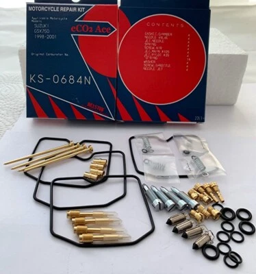 SUZUKI GSX750 F KATANA KEYSTER CARBURETOR REBUILD REPAIR KIT SET 1998 - 2001 - Image 1 of 4