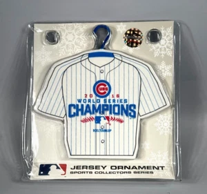 Chicago Cubs World Series 2016 Champions Christmas Jersey Ornament-Topperscot - Picture 1 of 2