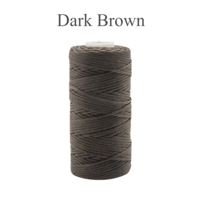 Flat Waxed Sewing Line Thread Leather Cords For DIY Hand Stitching Thread Crafts - Image 1 of 4