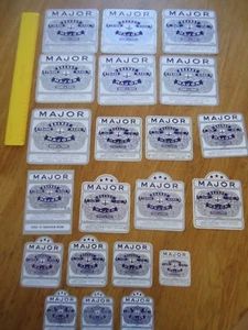 LOT 21 ETIQUETTES BRANDY MAJOR EAU DE VIE SPIRITUEUX COGNAC ALCOOL LIQUEUR - Imagen 1 de 4