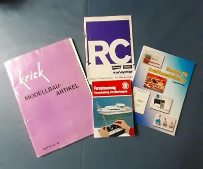 Krick Modellbaukatalog 1974 mit Preisliste, Varioprop Bedienungsanleitung - Bild 1 von 4