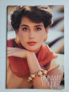 1990 Spring BONWIT TELLER Fashion catalog Stephanie Janes Tasha de Vasconcelos - Picture 1 of 7