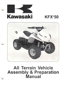 OEM Genuine Kawasaki New ATV Service/Assembly Manual KFX50 2007 - Bild 1 von 2