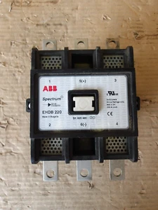 ABB SPECTRUM EHDB220 DRIVE CONTACTOR 600 VOLT DC, #861108G NEW - Imagen 1 de 8