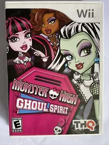 WII Nintendo Monster High Ghoul Spirit DVD Preowned - Picture 1 of 8