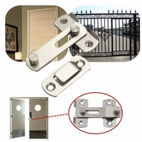 Stainless Steel Door Bolt Latch Slide Catch Lock Home Safety Gate Box Hardware