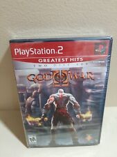 GOD OF WAR II PS2 Greatest Hits 2 Disc Set (Sony PlayStation 2) FACTORY SEALED 