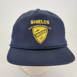 Gorra Shields Electronics Supply Inc Bristol TN Cuerda Snapback Azul De Colección - Imagen 1 de 7