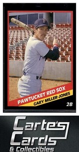 Gary Miller-Jones 1988 CMC Pawtucket Red Sox #19  Pawtucket Red Sox