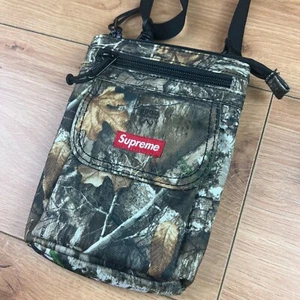 Supreme Shoulder FW19 Green Camo Real Tree Man Side Bag Festival - Picture 1 of 5