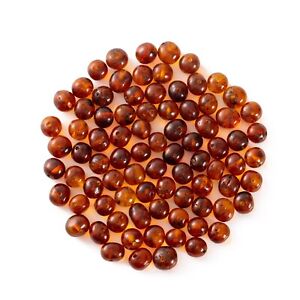 Baltic Amber Beads 6-8mm Width Pre-Drilled Holes for Stringing Jewelry-Bulk DIY