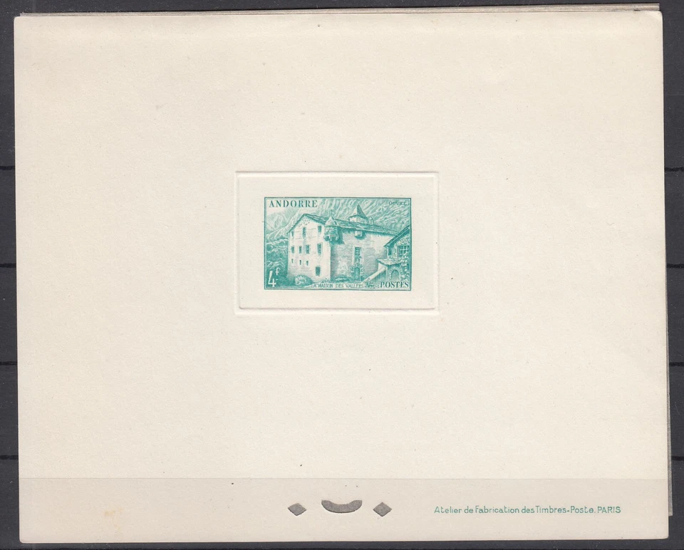 JD16951/ FRENCH ANDORRA – MAURY # 121 MINT MNH DELUXE PROOF - Image 1 of 1