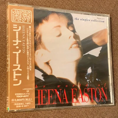 Sealed SHEENA EASTON The World Of - Singles Collection JAPAN CD TOCP-9177 w/ OBI - Image 1 of 4
