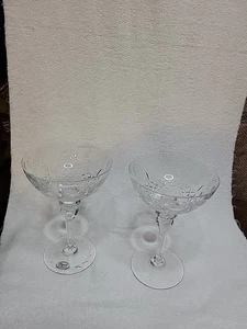 PATTERN:Gallia By Rogaska Crystal 2 CHAMPAGNE/Tall Sherbet 7”Tall - Picture 1 of 13