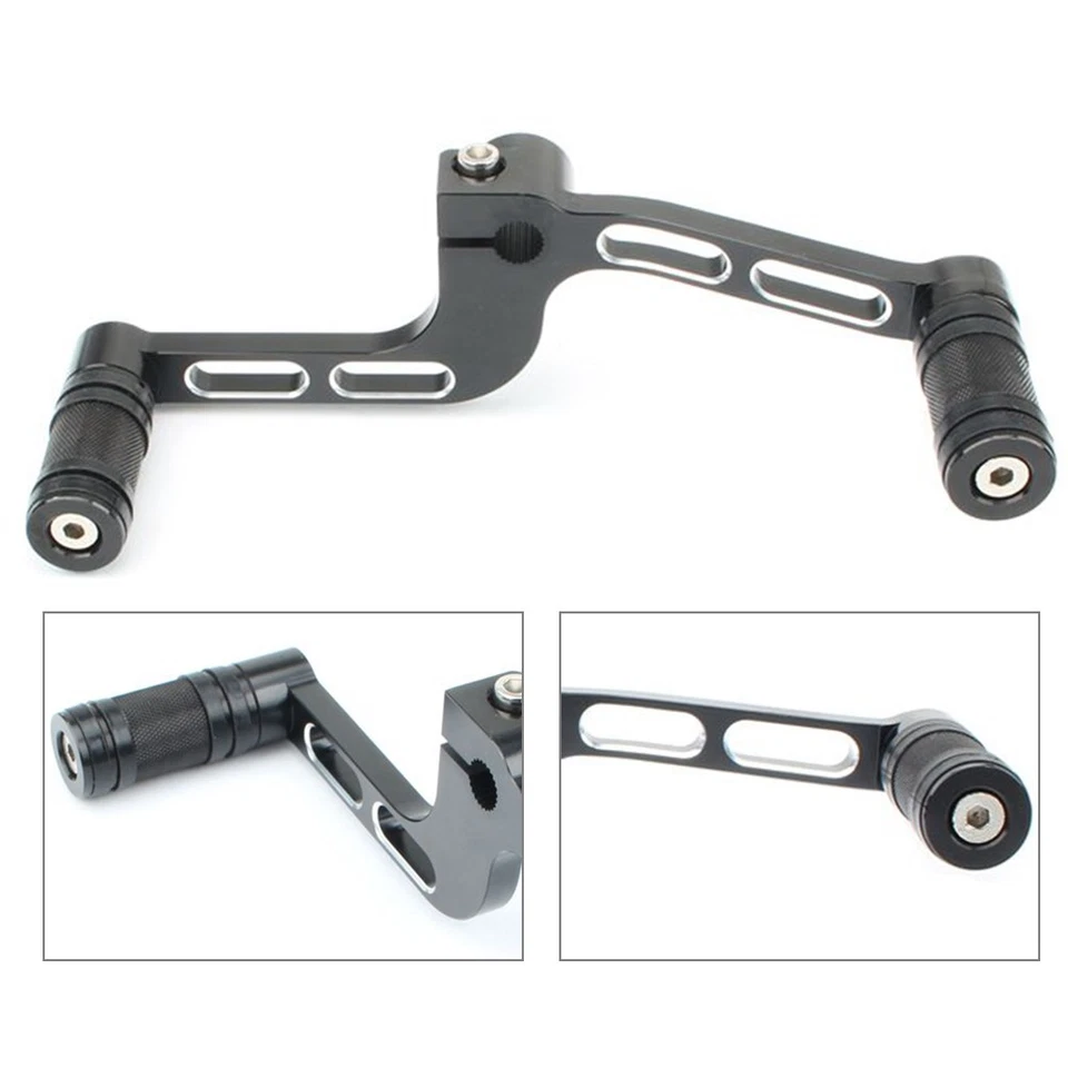 For Harley XL883 XL 1200 Mid-Controls Gear Shifter Lever Shift Pegs Toe Heel Kit Foto 1 de 4