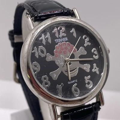 Terner Womens Skull Halloween Watch Works New Battery - Image 1 of 4
